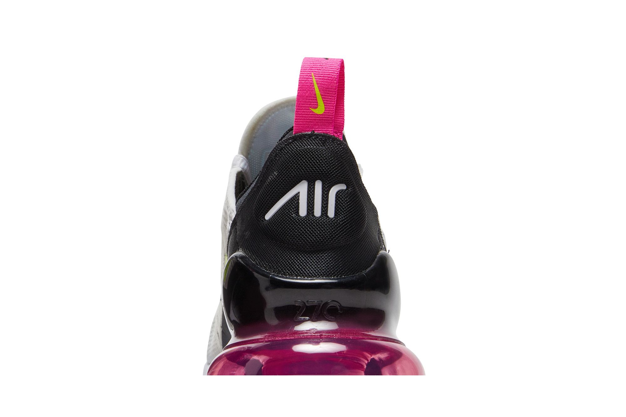 Sizing (Per Ragazzi) Nike Air Max 270 Bianco Nero Laser Fucsia Volt 943345-102