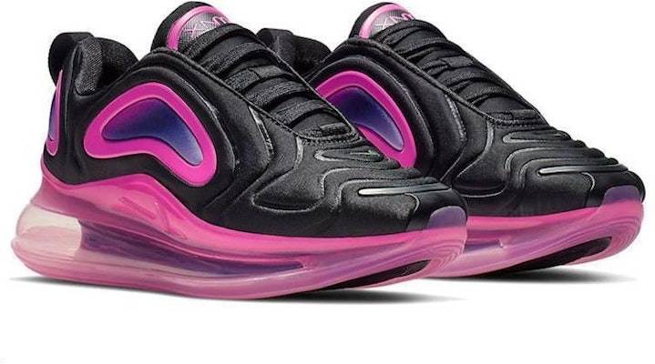 (Grade School) Nike Air Max 720 'Black Laser Fuchsia' AQ3196-007 Shop (Grade School) Nike Air Max 720 'Black Laser Fuchsia' AQ3196-007