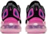 (Kanak-Kanak) Nike Air Max 720 'Hitam Laser Fuchsia' AQ3196-007