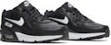 (Kanak-Kanak) Nike Air Max 90 'Hitam Putih' CD6864-010