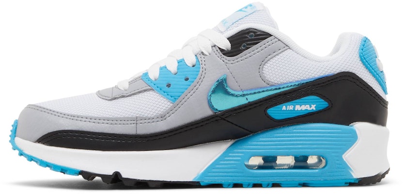 (Grade School) Nike Air Max 90 'Blue Lightning Metallic' FD0678-100 Lookbook (Grade School) Nike Air Max 90 'Blue Lightning Metallic' FD0678-100
