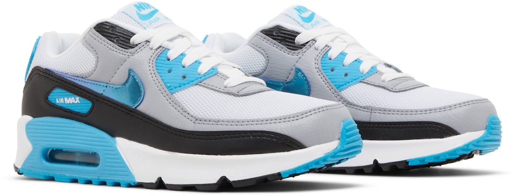 (Grade School) Nike Air Max 90 'Blue Lightning Metallic' FD0678-100 Cheap (Grade School) Nike Air Max 90 'Blue Lightning Metallic' FD0678-100
