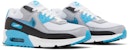 (Sekolah Rendah) Nike Air Max 90 'Biru Kilat Metalik' FD0678-100