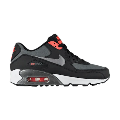 (GS) Nike Air Max 90 'Crimson Metallic Grey/Black/Bright'