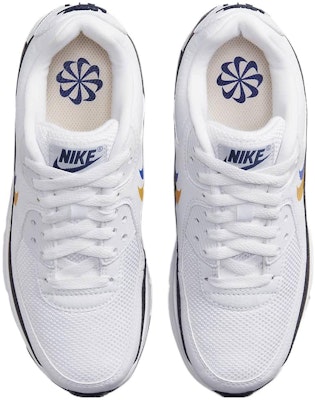 (Nilai Sekolah) Nike Air Max 90 'Double Swoosh - Putih Emas Diraja'. FJ4592-100 Shop (Nilai Sekolah) Nike Air Max 90 'Double Swoosh - Putih Emas Diraja'. FJ4592-100