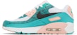 (Sekolah Rendah) Nike Air Max 90 'Kulit Ular Hijau' DR8926-300