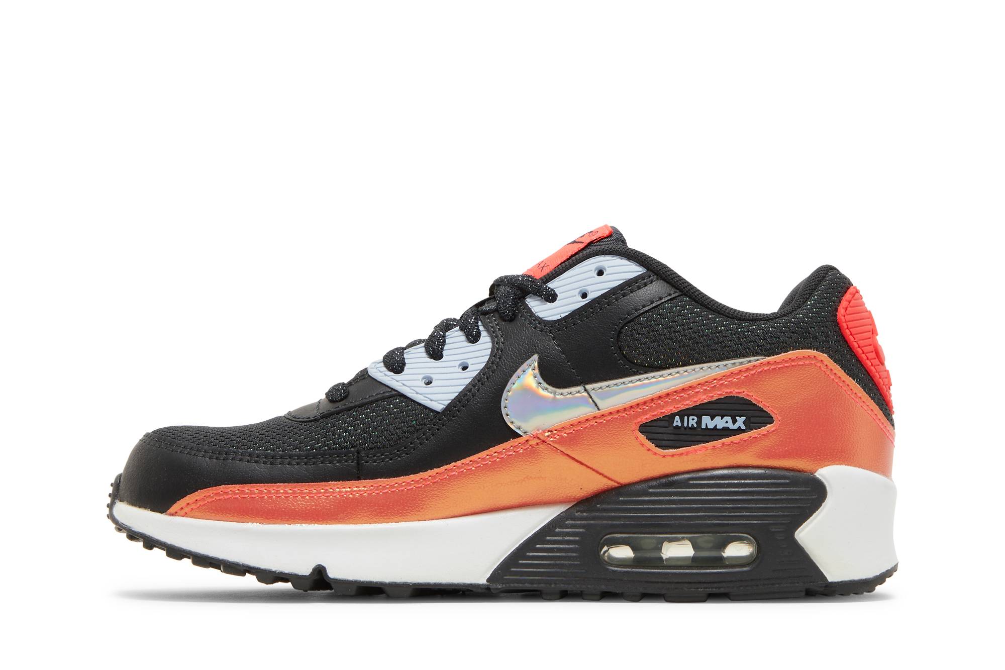 (GS) Nike Air Max 90 FP 'Black Laser Crimson' 圖 3