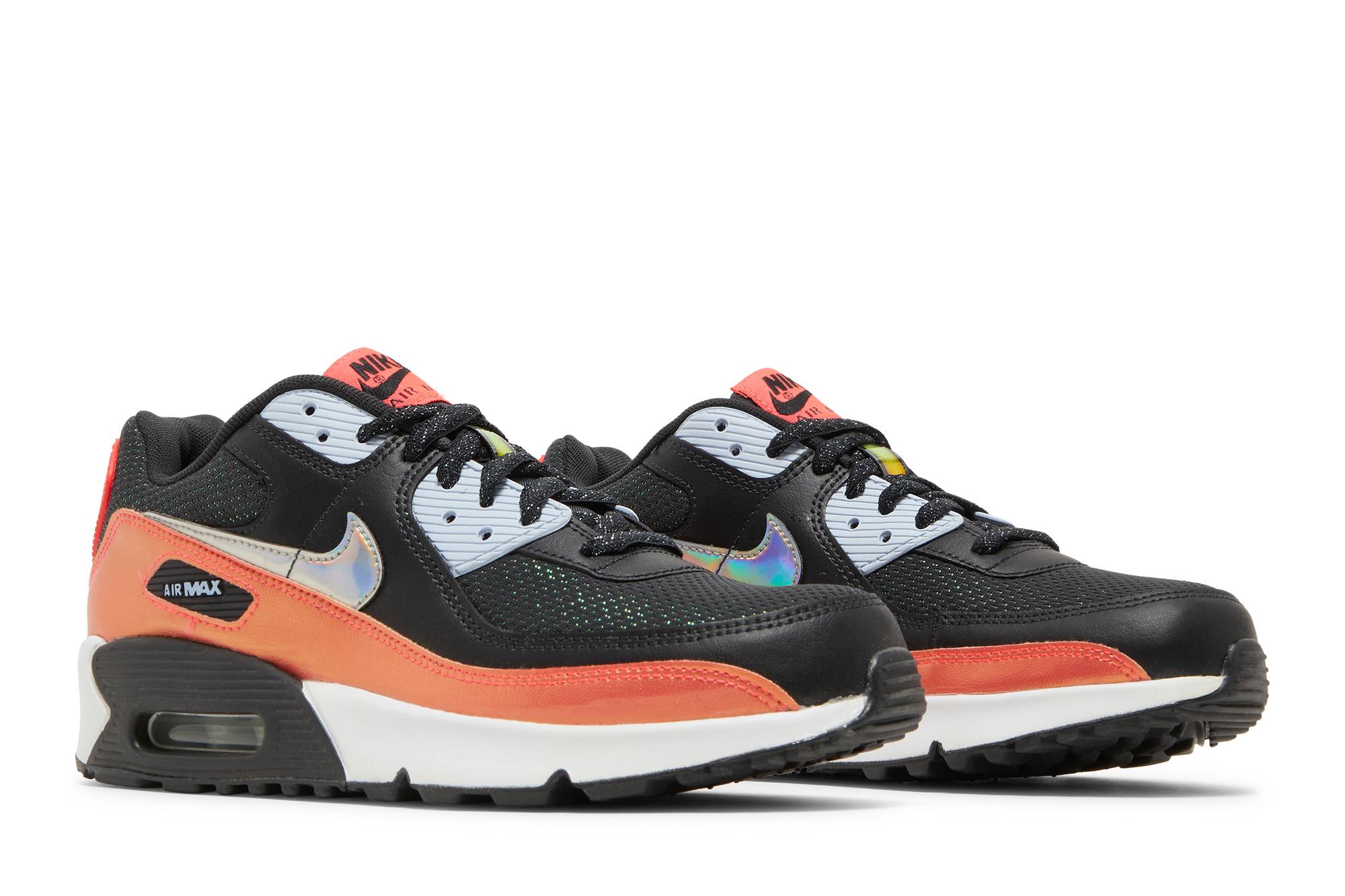 (GS) Nike Air Max 90 FP 'Black Laser Crimson' 圖 8