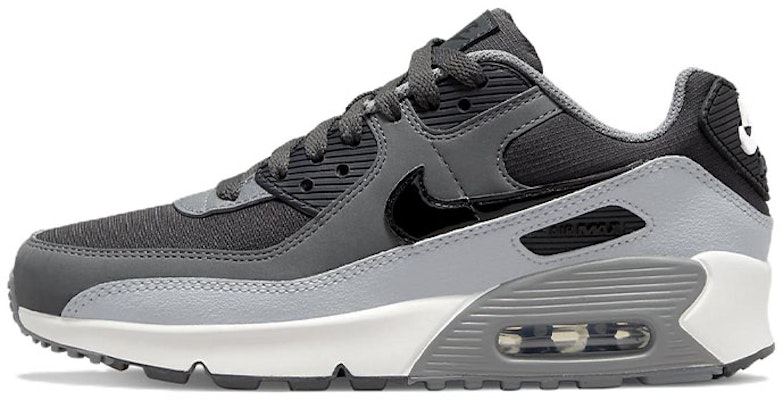 (大童款) 耐克 Air Max 90 皮革 '烟煤深灰色' CD6864-015 Buy (大童款) 耐克 Air Max 90 皮革 '烟煤深灰色' CD6864-015