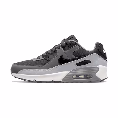 (GS) Nike Air Max 90 Leather 'Anthracite Dark Grey'