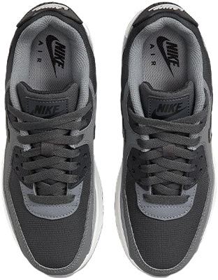 (大童款) 耐克 Air Max 90 皮革 '烟煤深灰色' CD6864-015 Shop (大童款) 耐克 Air Max 90 皮革 '烟煤深灰色' CD6864-015