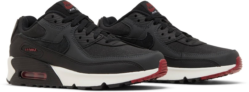 (SD) Nike Air Max 90 Kulit 'Anthracite Team Red' CD6864-022 Cheap (SD) Nike Air Max 90 Kulit 'Anthracite Team Red' CD6864-022