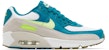 (Kanak-Kanak) Nike Air Max 90 Kulit 'Bright Spruce Barely Volt' CD6864-124