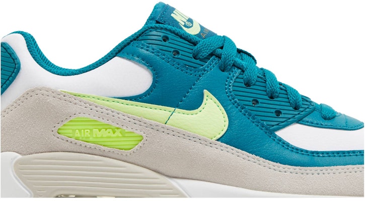 (Kanak-Kanak) Nike Air Max 90 Kulit 'Bright Spruce Barely Volt' CD6864-124 Order (Kanak-Kanak) Nike Air Max 90 Kulit 'Bright Spruce Barely Volt' CD6864-124