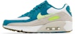 (Kanak-Kanak) Nike Air Max 90 Kulit 'Bright Spruce Barely Volt' CD6864-124