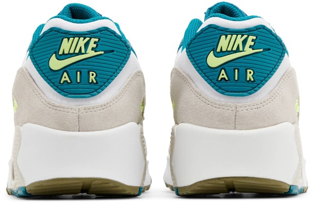 (Kanak-Kanak) Nike Air Max 90 Kulit 'Bright Spruce Barely Volt' CD6864-124 Details for (Kanak-Kanak) Nike Air Max 90 Kulit 'Bright Spruce Barely Volt' CD6864-124