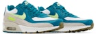 (Kanak-Kanak) Nike Air Max 90 Kulit 'Bright Spruce Barely Volt' CD6864-124