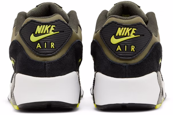 (Grade School) Nike Air Max 90 Leather 'Medium Olive Volt' DV3607-200 Details for (Grade School) Nike Air Max 90 Leather 'Medium Olive Volt' DV3607-200