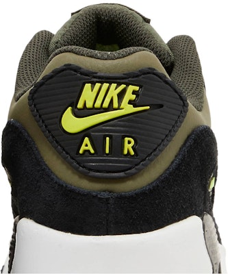 (Grade School) Nike Air Max 90 Leather 'Medium Olive Volt' DV3607-200 Sizing (Grade School) Nike Air Max 90 Leather 'Medium Olive Volt' DV3607-200