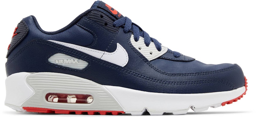 (초등학생) 나이키 에어맥스 90 가죽 '옵시디언 트랙 레드' DV3607-400 Buy (초등학생) 나이키 에어맥스 90 가죽 '옵시디언 트랙 레드' DV3607-400