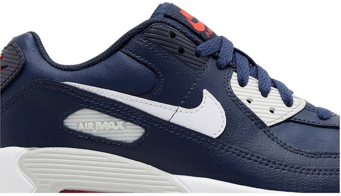 (초등학생) 나이키 에어맥스 90 가죽 '옵시디언 트랙 레드' DV3607-400 Order (초등학생) 나이키 에어맥스 90 가죽 '옵시디언 트랙 레드' DV3607-400