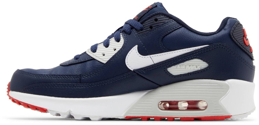 (초등학생) 나이키 에어맥스 90 가죽 '옵시디언 트랙 레드' DV3607-400 Lookbook (초등학생) 나이키 에어맥스 90 가죽 '옵시디언 트랙 레드' DV3607-400