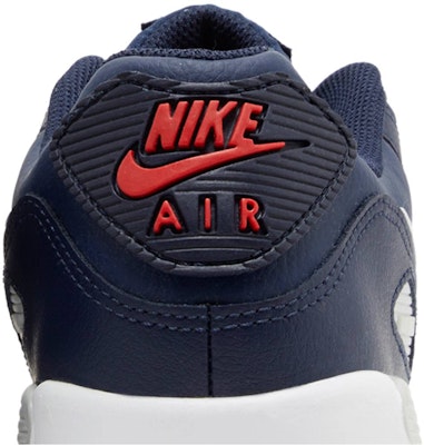 (초등학생) 나이키 에어맥스 90 가죽 '옵시디언 트랙 레드' DV3607-400 Sizing (초등학생) 나이키 에어맥스 90 가죽 '옵시디언 트랙 레드' DV3607-400