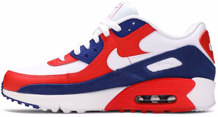 (大童款) Nike Air Max 90 皮革 '美国' DA9022-100 Lookbook (大童款) Nike Air Max 90 皮革 '美国' DA9022-100