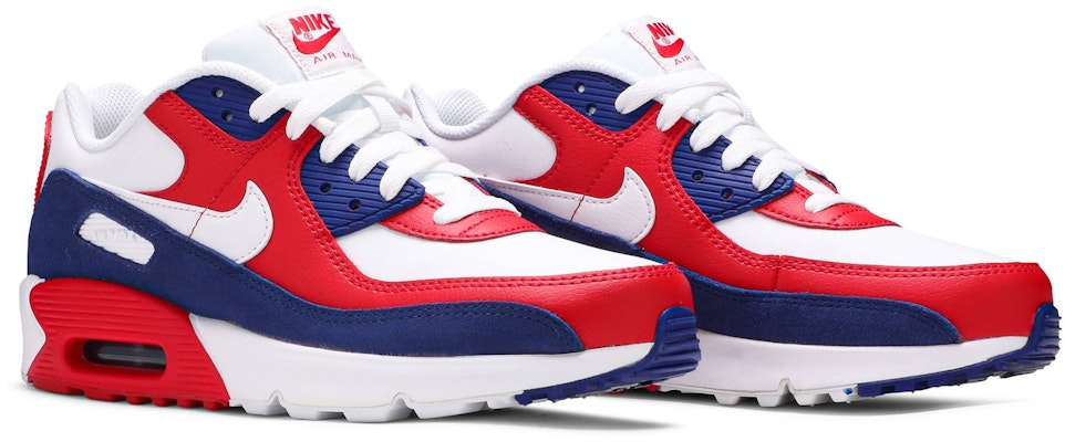 (大童款) Nike Air Max 90 皮革 '美国' DA9022-100 Cheap (大童款) Nike Air Max 90 皮革 '美国' DA9022-100