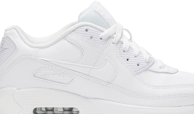 (Grade School) Nike Air Max 90 Leather 'White' CD6864-100 Order (Grade School) Nike Air Max 90 Leather 'White' CD6864-100
