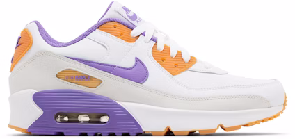 (Grade School) Nike Air Max 90 Leather 'White Action Grape' DV3607-103 (Grade School) Nike Air Max 90 Leather 'White Action Grape' DV3607-103