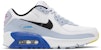 (Kanak-kanak) Nike Air Max 90 Kulit 'Putih Biru Whisper' DV3607-101