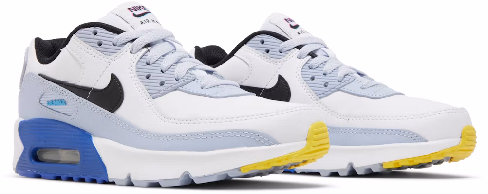 (Grade School) Nike Air Max 90 Leather 'White Blue Whisper' DV3607-101 Cheap (Grade School) Nike Air Max 90 Leather 'White Blue Whisper' DV3607-101