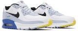 Cheap (Kanak-kanak) Nike Air Max 90 Kulit 'Putih Biru Whisper' DV3607-101