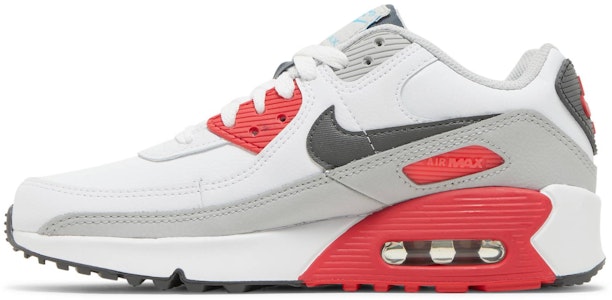 (小学) 耐克Air Max 90皮革'白色氯蓝' CD6864-108 Lookbook (小学) 耐克Air Max 90皮革'白色氯蓝' CD6864-108