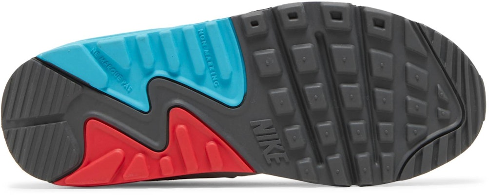 GS ナイキ エア マックス 90 レザー 白/クロリンブルー CD6864-108 Shop GS ナイキ エア マックス 90 レザー 白/クロリンブルー CD6864-108