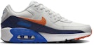 Order (大童款) 耐克Air Max 90 皮革 '白色海军蓝橙色' CD6864-120