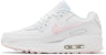 (Kanak-Kanak) Nike Air Max 90 Kulit 'Putih Pink Foam' CD6864-121