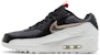 (Kanak-Kanak) Nike Air Max 90 Kulit SE 'Off Noir Metallic Pewter' DJ0414-001