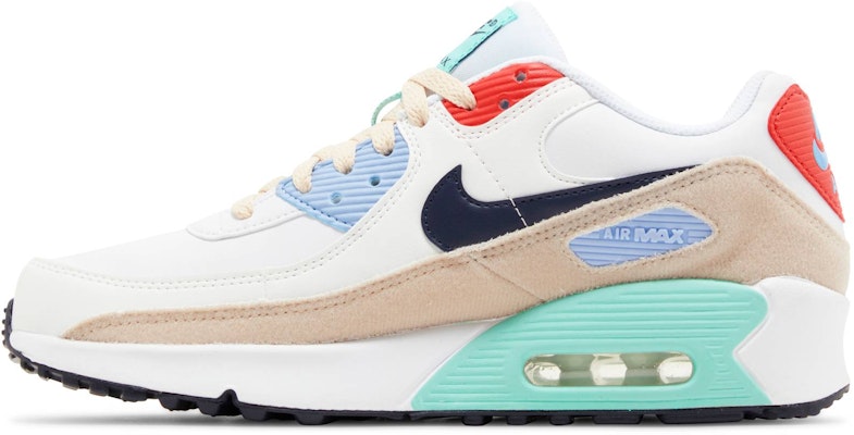 (Grade School) Nike Air Max 90 Leather SE 'Patches' DZ2888-100 Lookbook (Grade School) Nike Air Max 90 Leather SE 'Patches' DZ2888-100