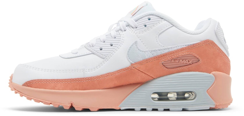 (Kanak-Kanak) Nike Air Max 90 Kulit SE 'Putih Light Madder Root' DM0956-100 Lookbook (Kanak-Kanak) Nike Air Max 90 Kulit SE 'Putih Light Madder Root' DM0956-100