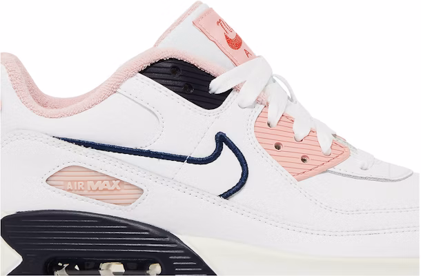 나이키 에어맥스 90 레더 SE '화이트 핑크 글레이즈' (초등학생) DB0472-100 Order 나이키 에어맥스 90 레더 SE '화이트 핑크 글레이즈' (초등학생) DB0472-100