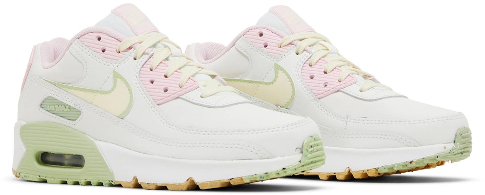 (Grade School) Nike Air Max 90 Leather SE 'White Pink Foam Honeydew' DQ0276-100 Cheap (Grade School) Nike Air Max 90 Leather SE 'White Pink Foam Honeydew' DQ0276-100