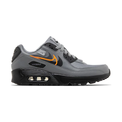 (GS) Nike Air Max 90 Next Nature 'Multi-Swoosh - Smoke Grey Mandarin'