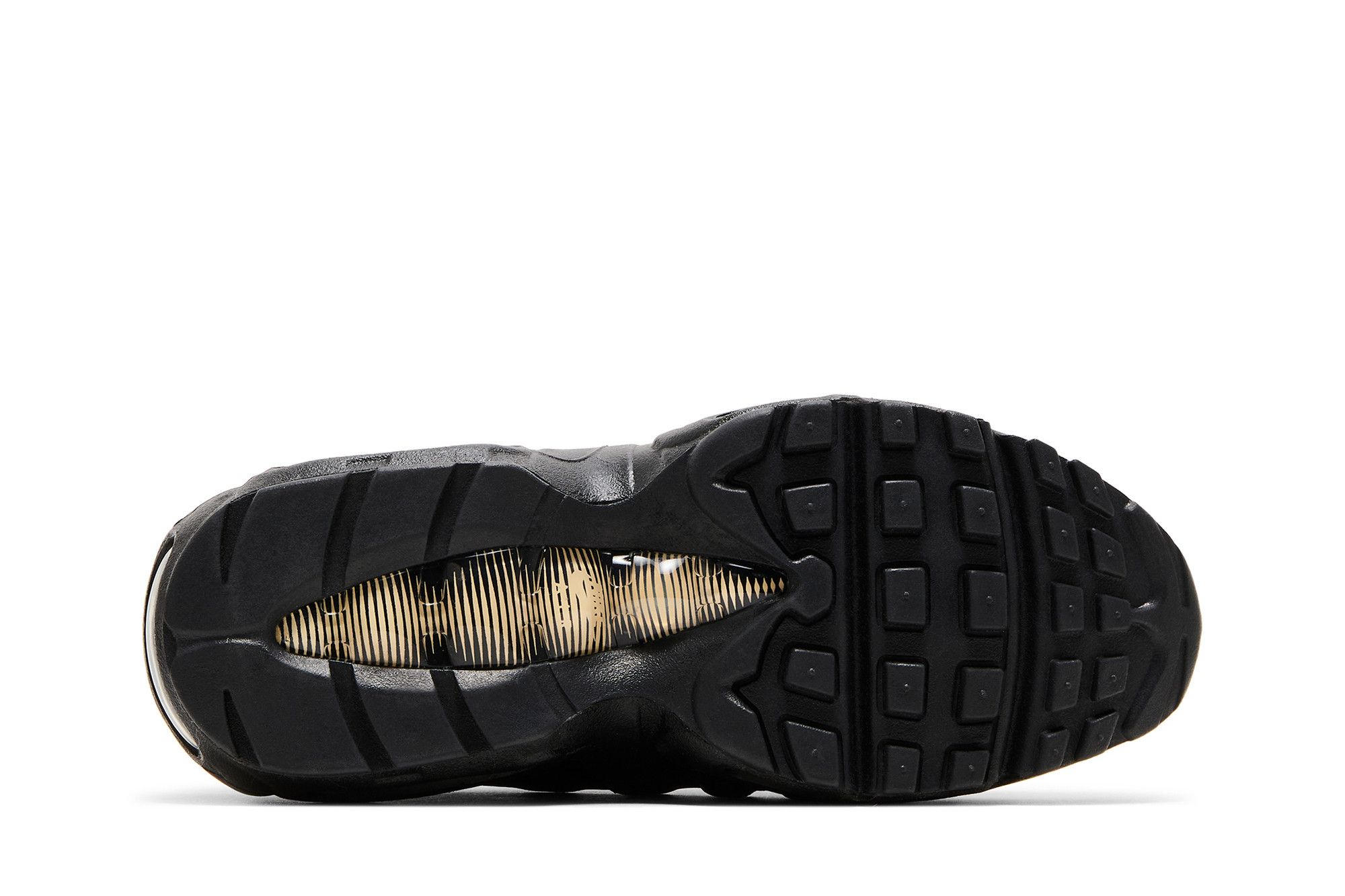 Shop (Grade School) Nike Air Max 95 Recraft 'Black Elemental Gold' CJ3906-016
