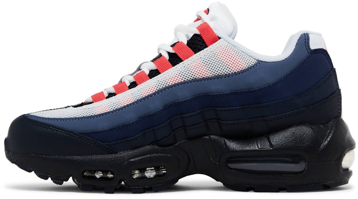 (Grade School) Nike Air Max 95 Recraft 'Dark Obsidian Track Red' CJ3906-404 Lookbook (Grade School) Nike Air Max 95 Recraft 'Dark Obsidian Track Red' CJ3906-404