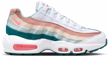 (Grade School) Nike Air Max 95 Recraft 'White Geode Teal Pink' CJ3906-109 (Grade School) Nike Air Max 95 Recraft 'White Geode Teal Pink' CJ3906-109