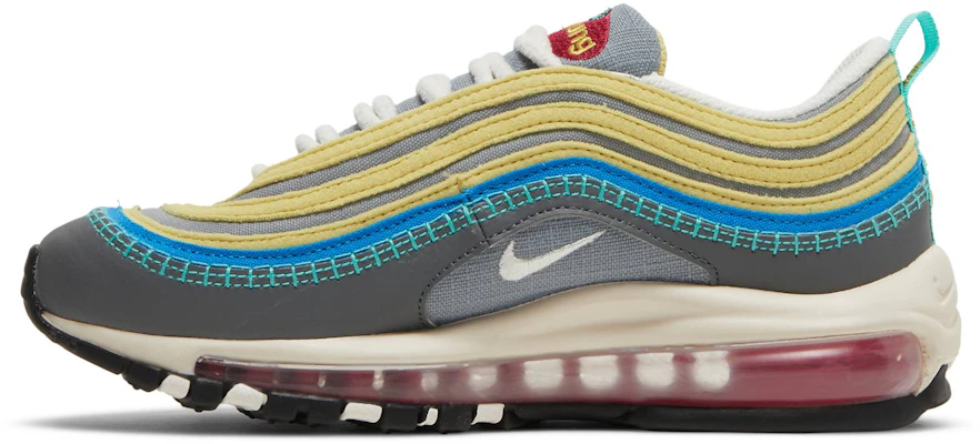 Nike air max 97 pink and blue cheap