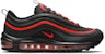 (Sekolah Rendah) Nike Air Max 97 'Hitam Chile Merah' 921522-023
