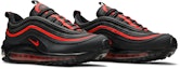 Cheap (Sekolah Rendah) Nike Air Max 97 'Hitam Chile Merah' 921522-023